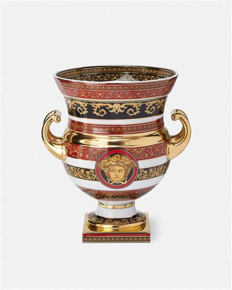 versace medusa red vase|Medusa Amphora Vase 24,4 cm Red,Gold .